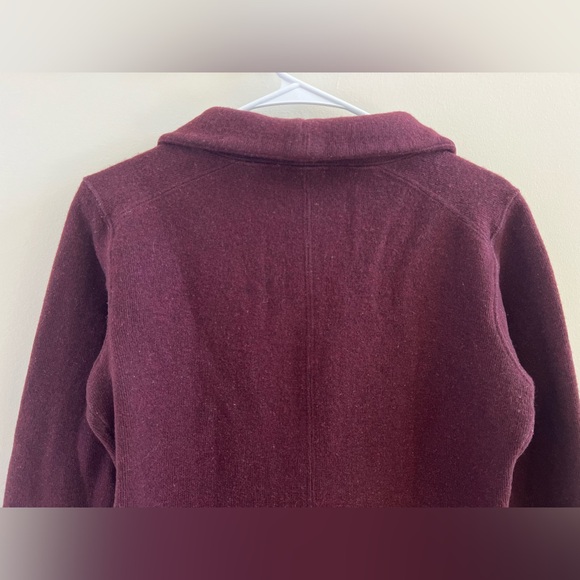 Horny Toad Women’s Zip Up Snap Button Closure Jacket Burgundy Maroon Size Small - Picture 5 of 10